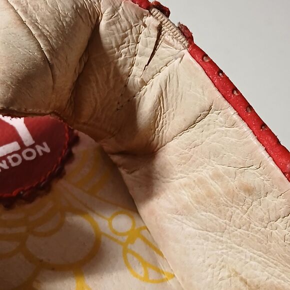 Fly London Women's Red Perforated Suede Leather Wedge Heels Sling Backs Size 37 - Picture 10 of 10